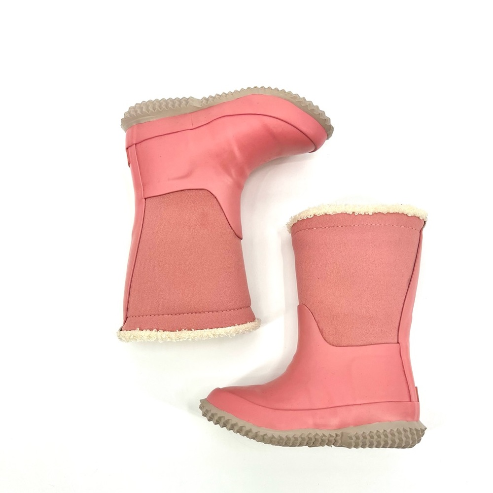 Hunter Classic Roll Top Sherpa ‘Pink’ Boots Toddler Size 9